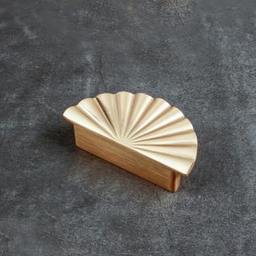 Imagem de Armários de flores puxadores de armário dourados puxadores de porta de guarda-roupa para móveis armário de armazenamento de cozinha gaveta para casa, ouro de latão 64 mm, 1