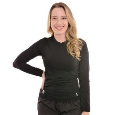 Imagem de Camiseta Lupo Proteção UV50+ Feminino Preto-Feminino