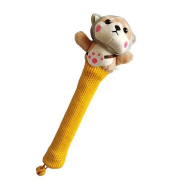 Imagem de YIJU Capa para cabo de raquete de badminton, capa fofa para jogadores ativos, absorção de suor, capa protetora para raquete de tênis, gato