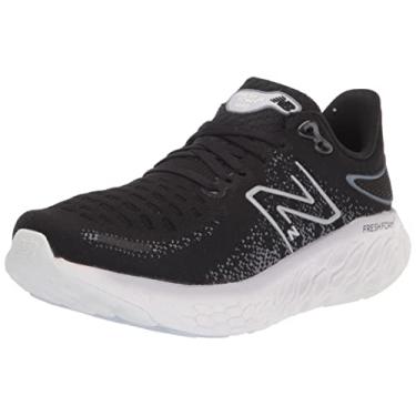Imagem de New Balance Fresh Foam X 1080 V12 Tênis de corrida feminino, Preto/Thunder/Violet Haze, 5 Wide