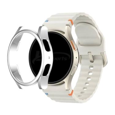 Imagem de Capa Protetora PC Bumper Case LTimports, compativel com Galaxy Watch 7 40mm Sm-L300 Bt e Sm-L305 Lte (LT-Prata)