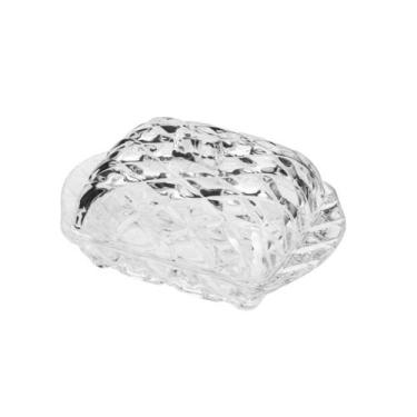 Imagem de Manteigueira Cristal Deli Diamond Lyor 16,9X8x10 Cm