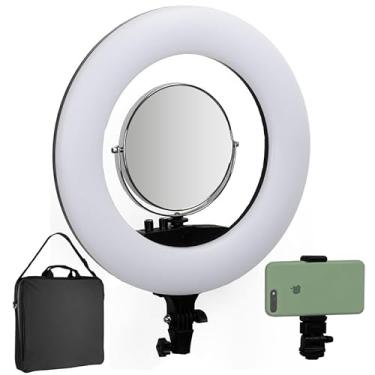 Imagem de Ring Light Iluminador LED - LF-R480 com Tripé 1,80m e Controle Remoto