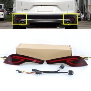 Imagem de KITOCARTOP Luzes refletoras traseiras de LED para Honda CRV 2017-2019 com freio de LED/direção/seta, montagem de luzes de neblina