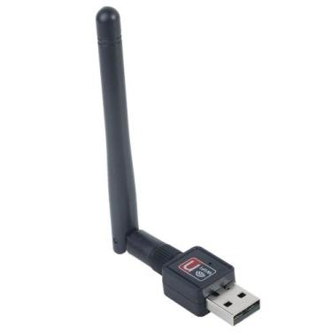 Imagem de Adaptador Usb Wireless N 802.11n 1200mbps Wi-fi Antena