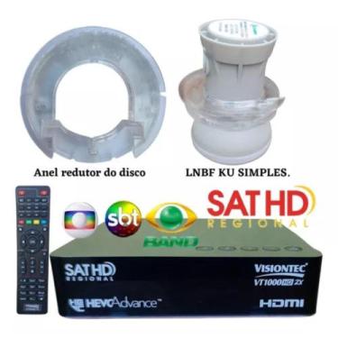 Imagem de Kit Completo Ku Para Usar Na Antena De Chapa Antiga Banda C - Pasmeyt