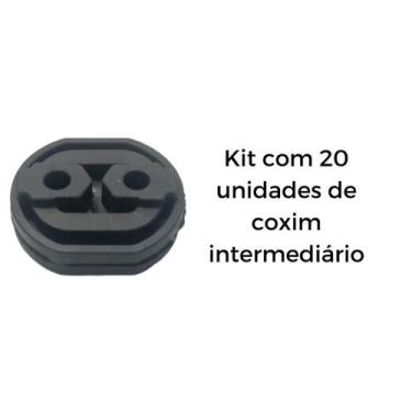 Imagem de Kit 20 Unidades Borracha Coxim Carro Uno Fire/Doblo/Punto - VABADUS