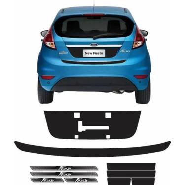 Imagem de Kit Protetor Porta-malas + Soleira Ford New Fiesta 2011/2013 - Resitan