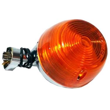 Imagem de Pisca Cg 77 À 82 Ferro Bolinha Cromado Unidade - Serjão Parts
