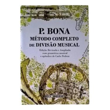 Imagem de Método De Ensino P. Bona Completo De Divisão Musical - Ricordi, P bona