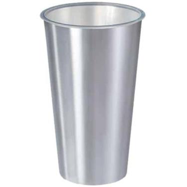 Imagem de Copo 500 Ml Label Inox 14X8,5Cm Leve Prático Multiuso Suco - Arqplast