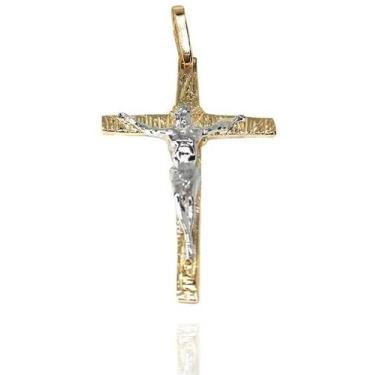 Imagem de Pingente em Ouro 18K Crucifixo com Cristo - Elegancy Joias