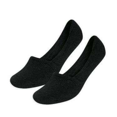 Imagem de Meia Feminina Selene Sapatilha Invisivel Preta - 87600, Preto, 39/42