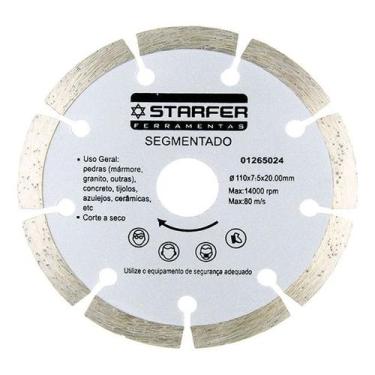 Imagem de Disco Diamantado Segmentado Seco 110 X 20mm - Starfer