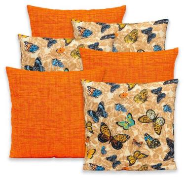 Imagem de Kit 6 Capas de Almofada c/ Zíper 40x40cm Gorgurinho - Rafaloro Enxovai