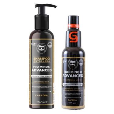 Imagem de Kit Pro Minoxi Advanced Tônico e Shampoo Antiqueda Capilar - Gran Cosm