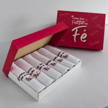 Imagem de Kit Toalhas com Frases de Fé para Manicures - Princesa Toalhas