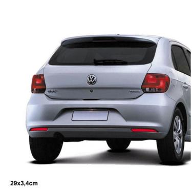 Imagem de Adesivo Refletivo Vermelho Para Choque Lanterna Traseira Gol G6 29X3,4 Cm Vermelho