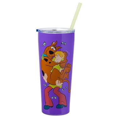 Imagem de Silver Buffalo Scooby Doo Where Are You Copo de aço inoxidável com parede dupla, 650 ml