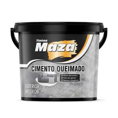 Imagem de Massa Efeito Cimento Queimado Maza Cores 23kg, Cimento Queimado