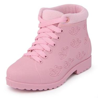 Imagem de Bota Feminina Leve Infantil Bebê Primeiros Passos - Divi Shoes, Rosa c