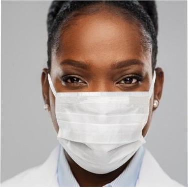 Imagem de Mascara Descartável Tnt Dupla Kit 50 Peças Lavável De Tiras - CDS, UNI