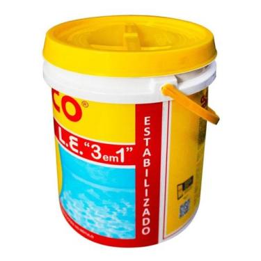 Imagem de Cloro Genco Para Piscina Multiação 10kg 3 Em 1