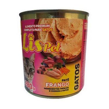 Imagem de 12 UNID - Alimento Completo / Ração Úmida / Patê para Gatos - LISPET -