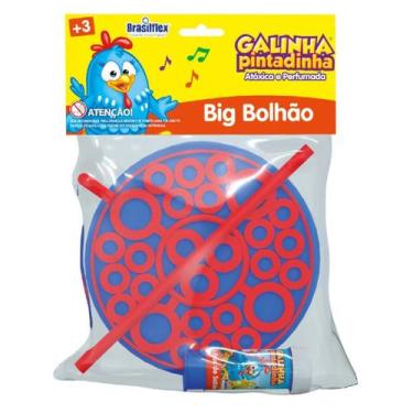 Imagem de Big Bolhão Galinha Pintadinha Com Refil 60ml - BRASILFLEX