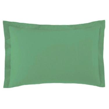 Imagem de Fronha Toque Acetinado 50cm x 70cm - Altenburg, Verde Granito