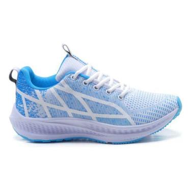Imagem de Tênis Feminino Academia Confortável Leve Correr  - Dix, 39, Branco, Ce