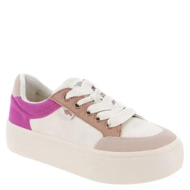 Imagem de Rocket Dog Tênis feminino confortável Flame Platform, Combo creme, 37