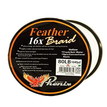 Imagem de Phenix Rods Marcação PE X16 36 kg 1640 YDS (1500 M) Linha Trança