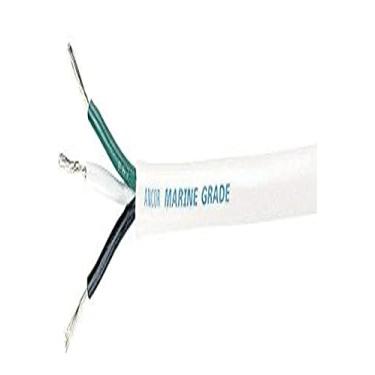 Imagem de Ancor Marine Grade duplex e fio triplex, 12 Awg, redondo, triplo, Black/Green/White, 100 Feet