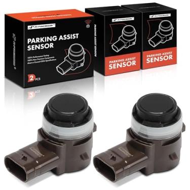 Imagem de A-Premium Sensor de assistência de estacionamento de reserva reversa de 2 peças compatível com BMW e Mini selecionados - 540i xDrive, X3, X1, X6, 640i xDrive Gran Turismo, X4, X2, i8, i3, i3s,