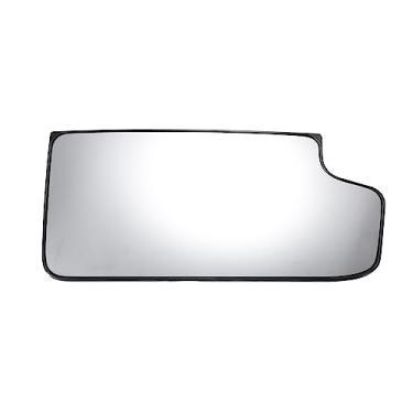Imagem de X AUTOHAUX Espelho de reboque do lado direito do passageiro espelho retrovisor de vidro do caminhão retrovisor externo aquecido inferior substituição para Chevy Silverado 1500 3500 para GMC Sierra