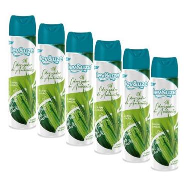 Imagem de Odorizador Purificador Cheiro Ambiente Lev&uze Capim Lima 06 - Lev e U