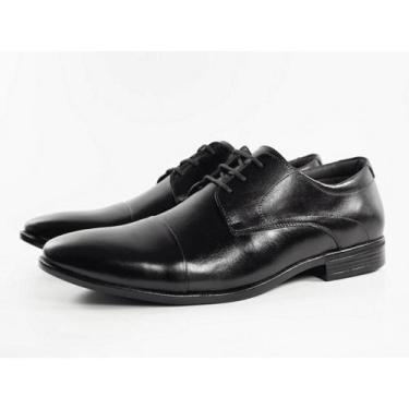 Imagem de Sapato Social Masculino Derby Jack Reta Oposta - 75729 - Preto, 41