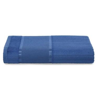Imagem de Toalha de Rosto Velour Para Pintar Liso Artesanalle Dohler, Azul Royal