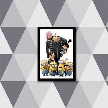Imagem de Quadro Meu Malvado Favorito - Minions 33x24cm - com vidro - Quadros On