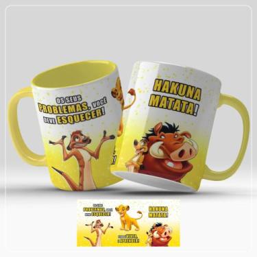 Imagem de Caneca Rei Leão Hakuna Matata - Jlssublimação
