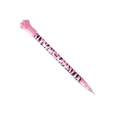 Imagem de Lapiseira Escolar Decorada 0.7mm Holic Pets Patinha Tris, ROSA