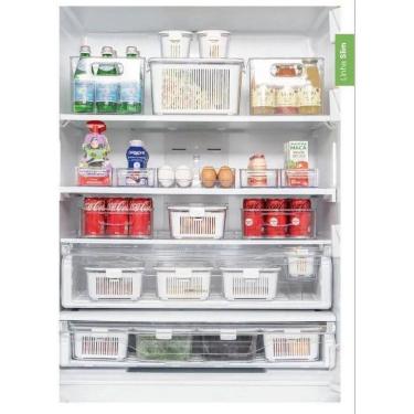 Imagem de Pote Hermético Com Cesto Escorredor E Válvula De Ar 1700Ml