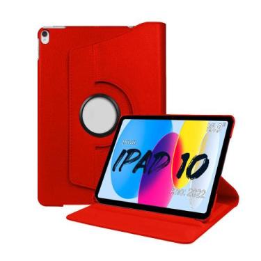 Imagem de Capa giratoria para Apple iPad 10 geração 10,9 polegadas - Álamo, Verm