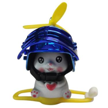 Imagem de Gatinho Gato Fofo Guidao Bike Motocicleta Buzina Som Led Sinalizaçao P