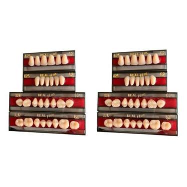 Imagem de Dentes Resina 2 Boca Completa Para Reposição Prótese A25/32m - UDB ODO