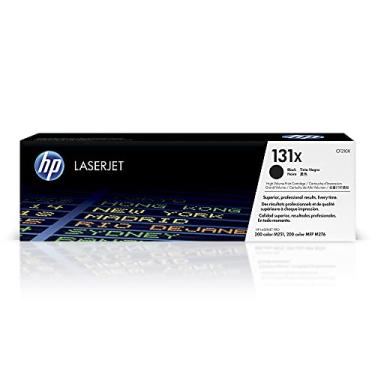 Imagem de HP 131X | CF210X | Cartucho de toner | Preto | Funciona com impressora HP LaserJet Pro 200 colorida M251nw, M276nw | Alto rendimento