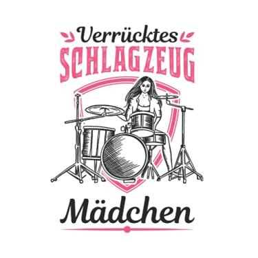 Imagem de Schlagzeug Tagesplaner: Verrücktes Schlagzeug Mädchen Schlagzeugerin/Kalender 2022 / Wochenplaner Tagesplaner Planer/Planungsbuch To-Do-Liste / 6x9 Zoll / 100 ausfüllbare Seiten