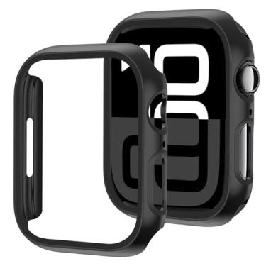 Imagem de DNNBAO Pacote com 2 capas rígidas de policarbonato para Apple Watch Series 11 10 46 mm, moldura protetora ultrafina [SEM protetor de tela] para acessórios iWatch de 46 mm
