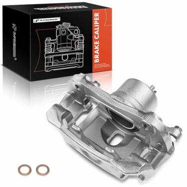 Imagem de A-Premium Conjunto de pinça de freio a disco com suporte compatível com modelos selecionados Kia - Soul 2014 2015 2016 2017 2018, L4 1.6L/L4 2.0L - Lado esquerdo do motorista dianteiro